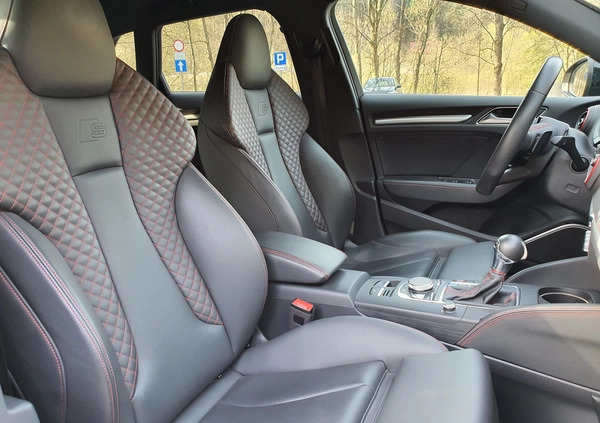 Audi S3 cena 155000 przebieg: 49200, rok produkcji 2018 z Myślenice małe 529